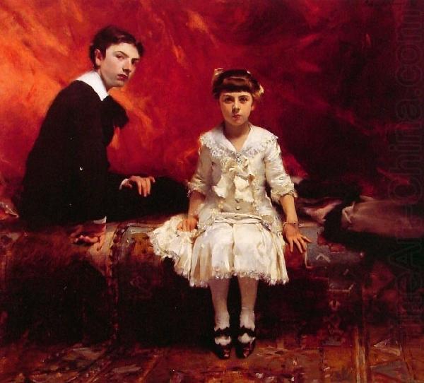 Portrait of Edouard and Marie Loise Pailleron, John Singer Sargent